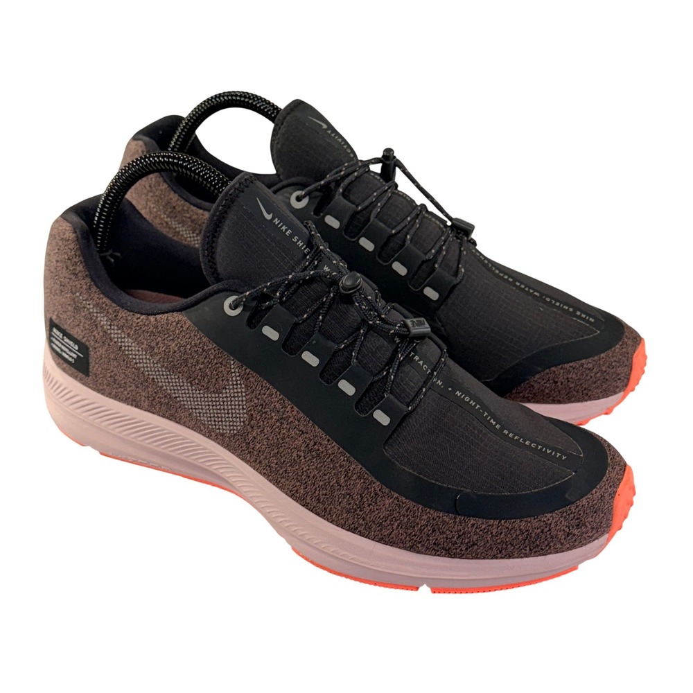Nike Air Zoom Winflo 5 Run Shield Running Shoes Womens 10 Smokey Mauve Sneakers‎